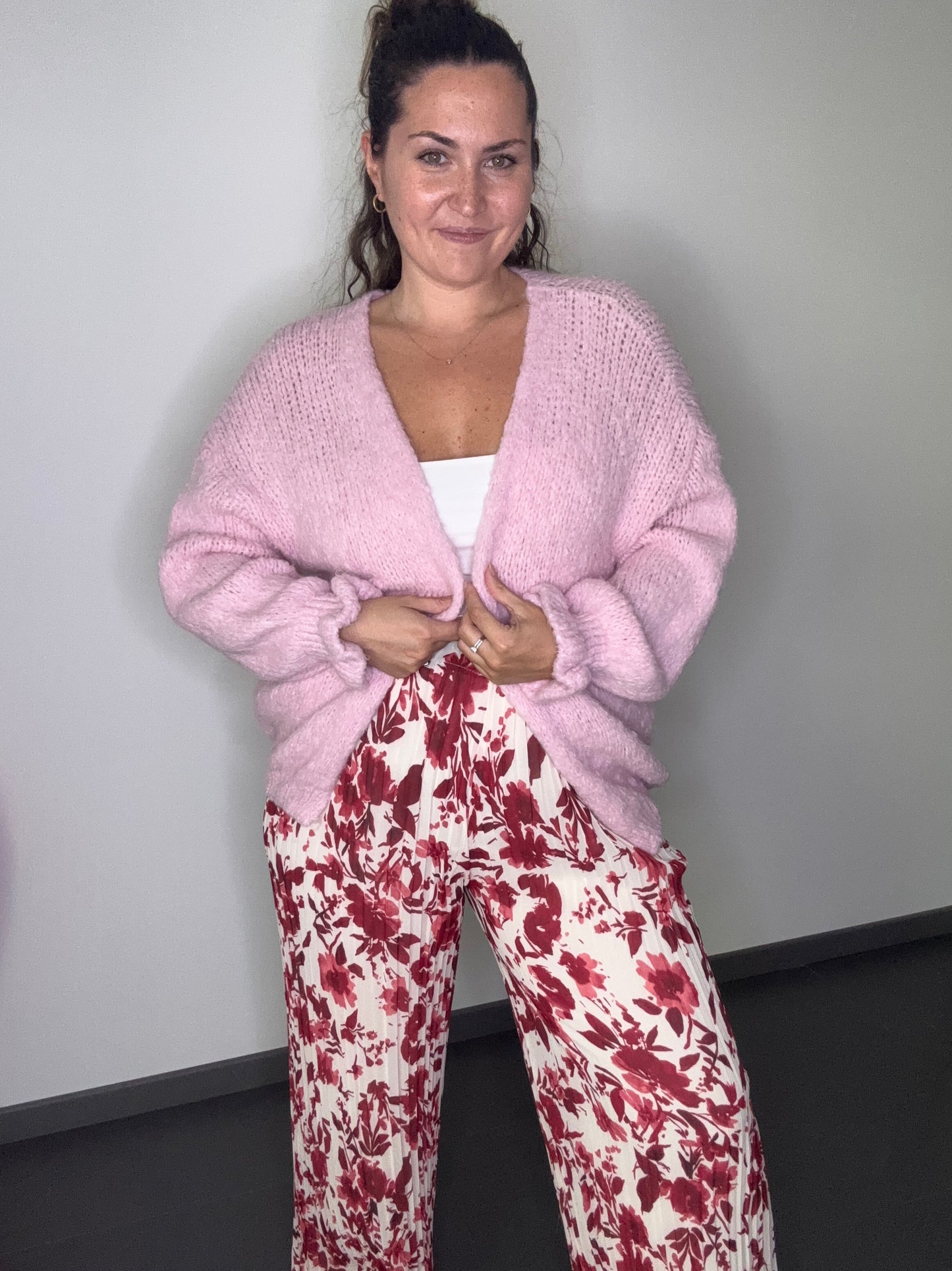 Pantalon large plissé EVA