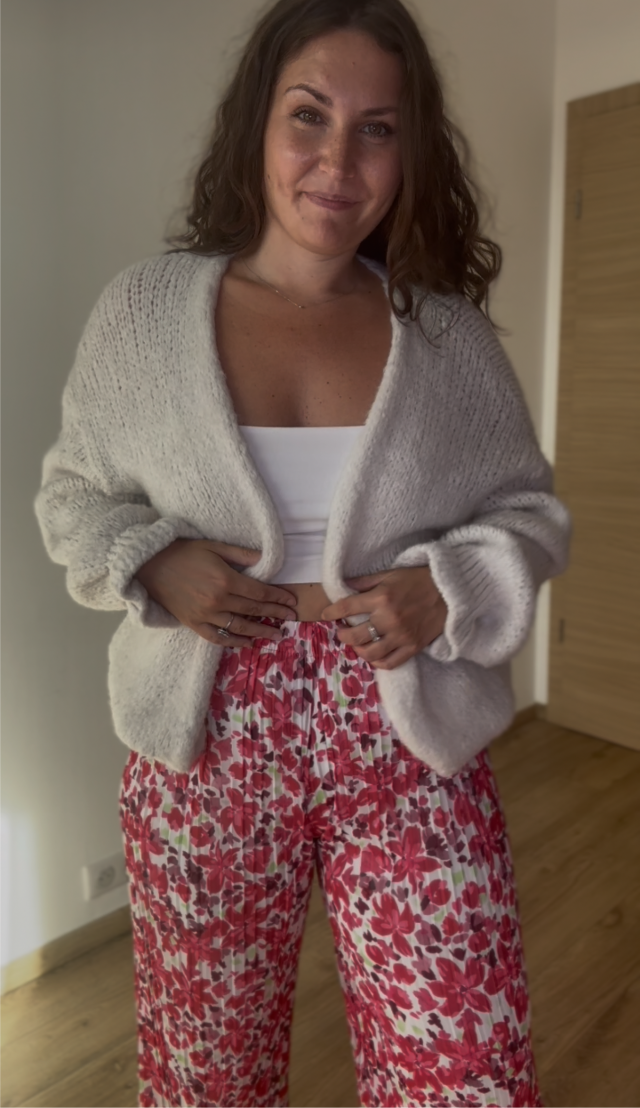 Pantalon large plissé LYLY