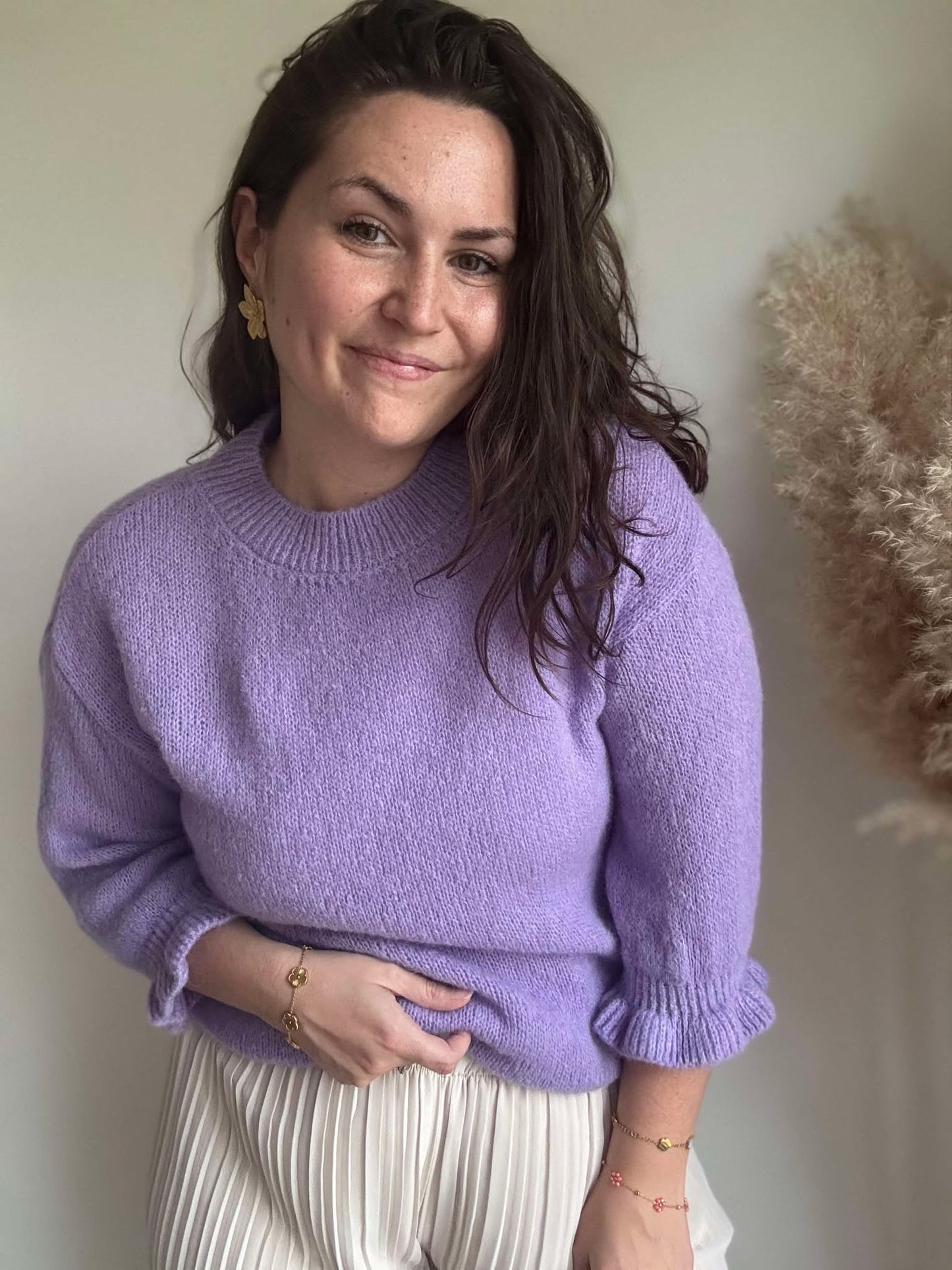 Pull manches 3/4 LILA