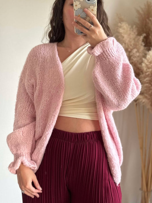 Gilet rose KRABI (34-50)