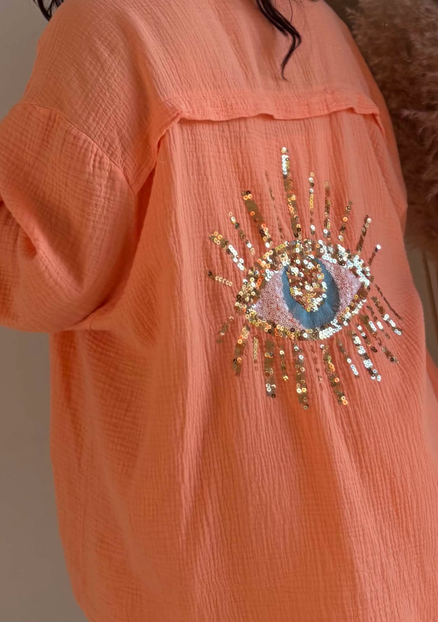 Chemise gaze de coton SAINTE LUCIE (34-44) 🇮🇹