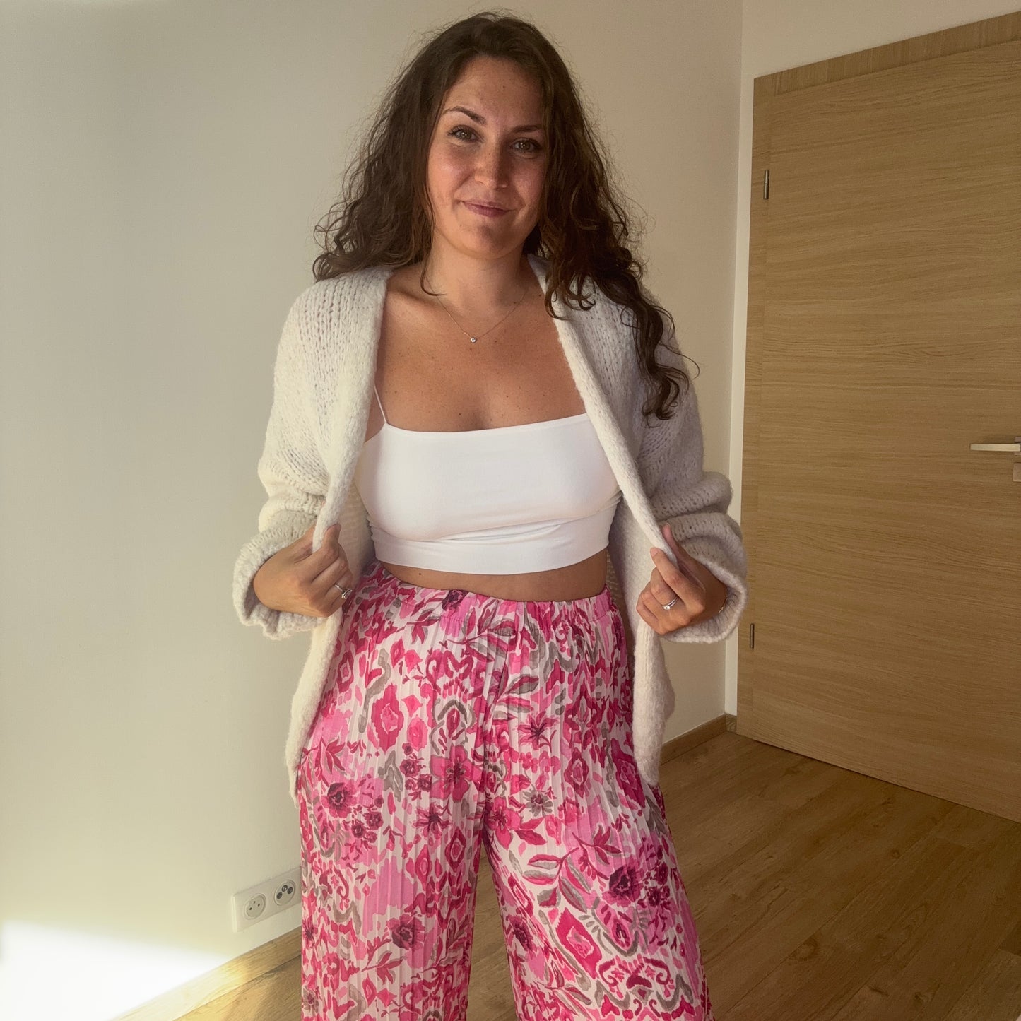 Pantalon large plissé LEVA
