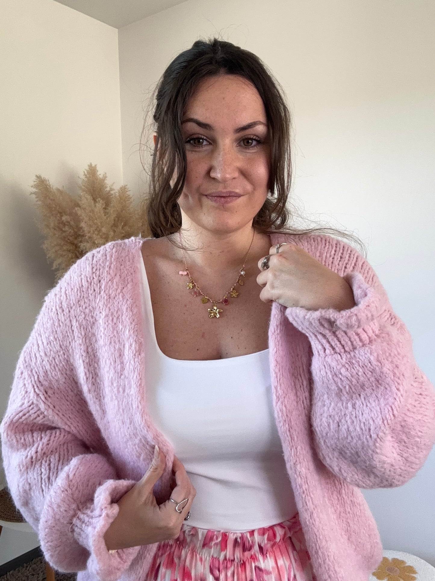 Gilet rose NUAGE (34-48) 🇮🇹