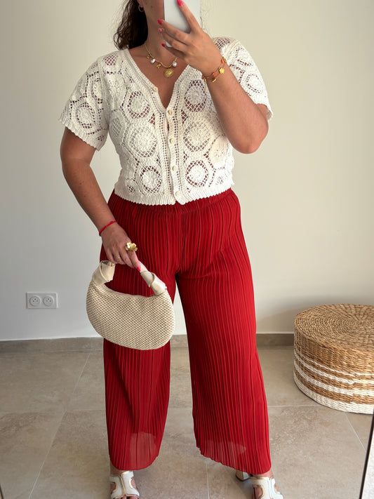 Pantalon plissé AYA (34-52) 🇮🇹
