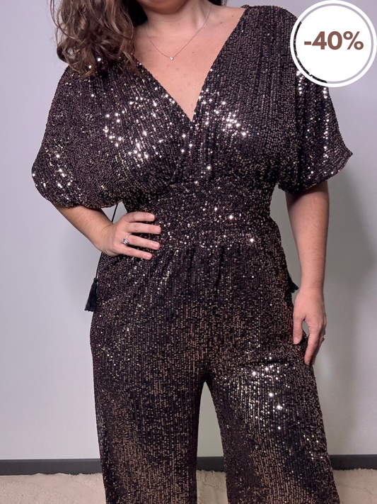 Combinaison pantalon à sequins SANTA