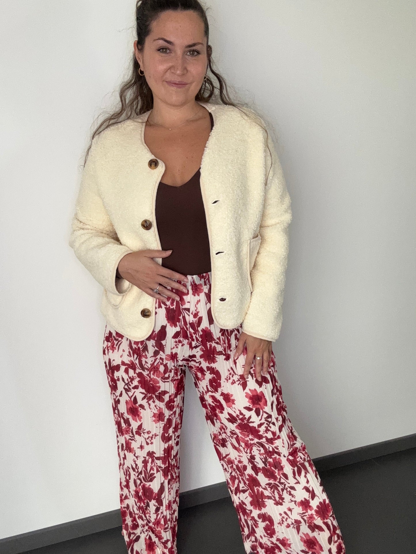 Pantalon large plissé EVA