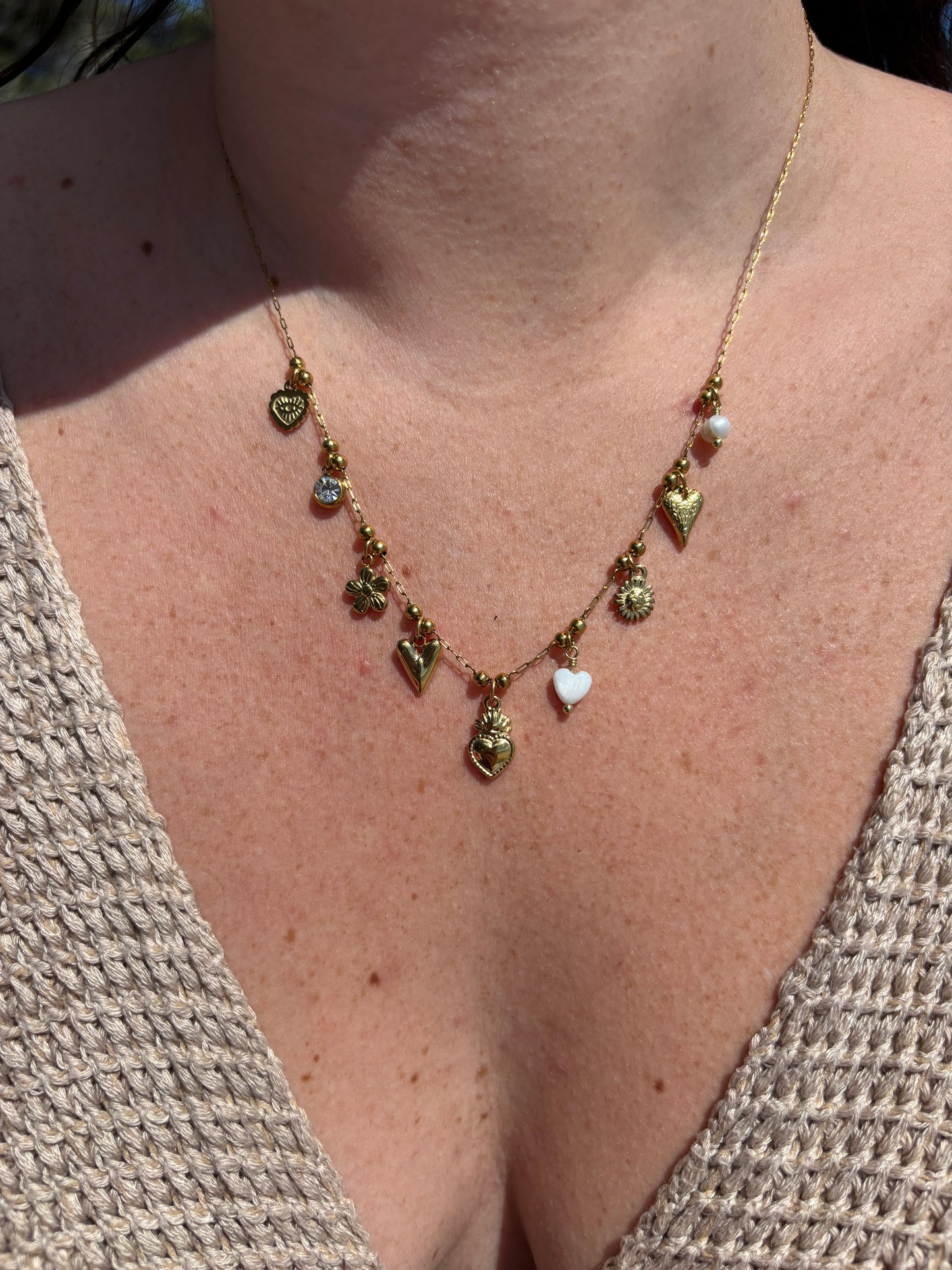 Collier charms VALENTINE