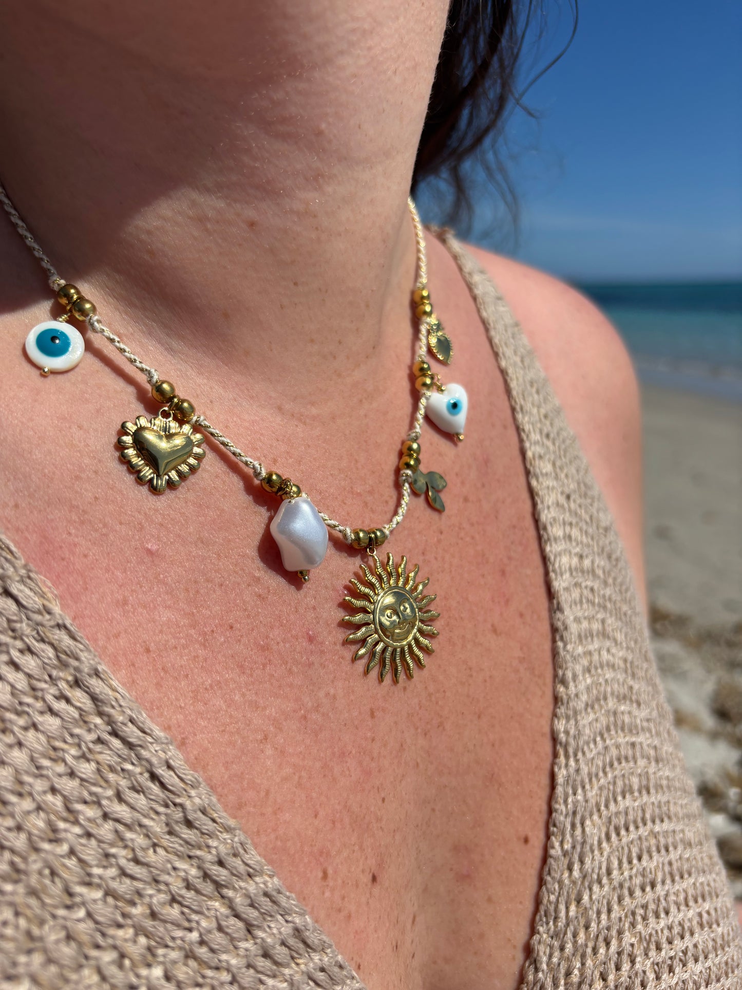 Collier charms SUN