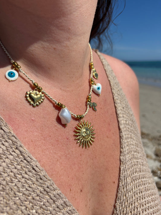 Collier charms SUN