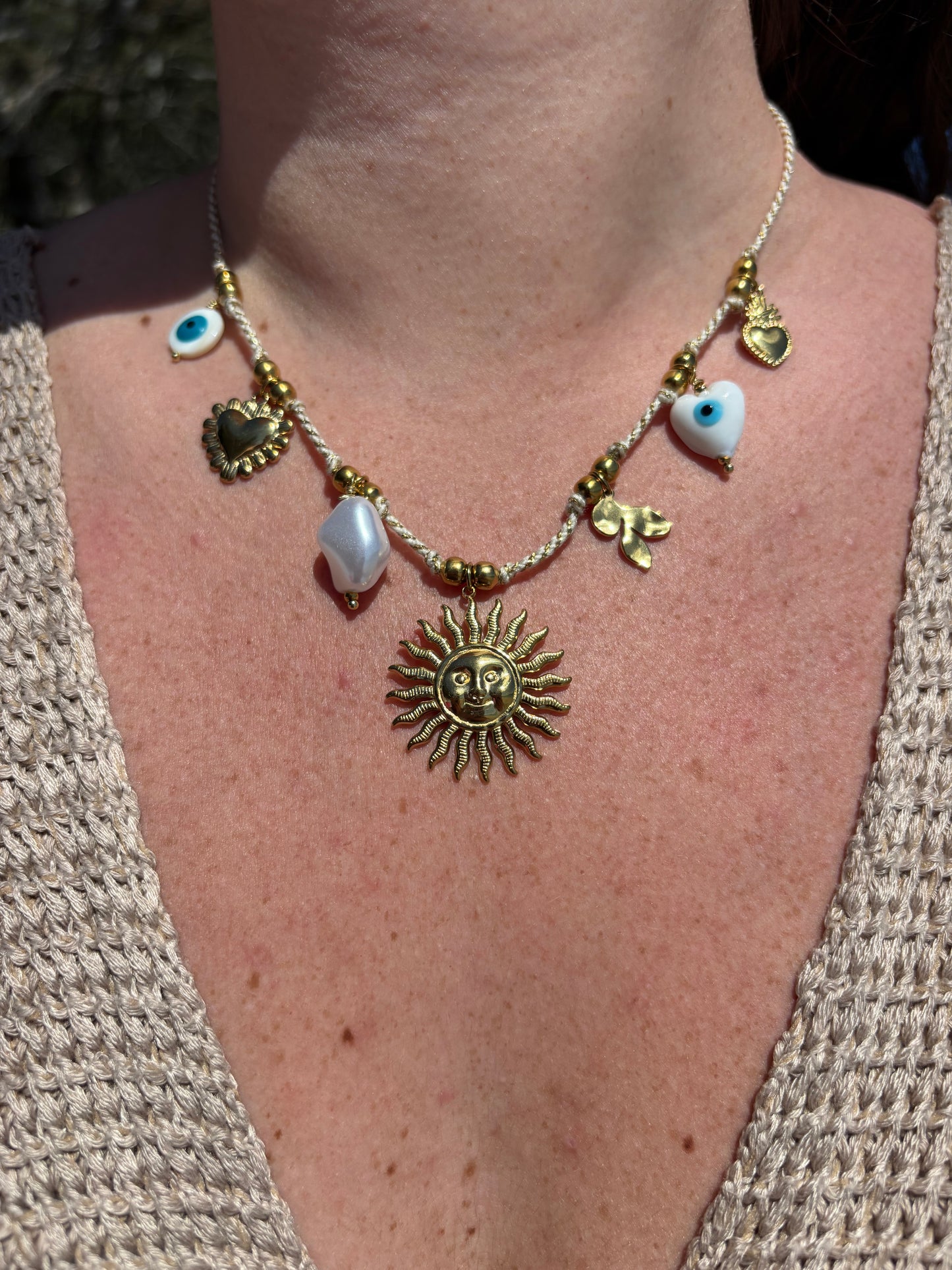 Collier charms SUN