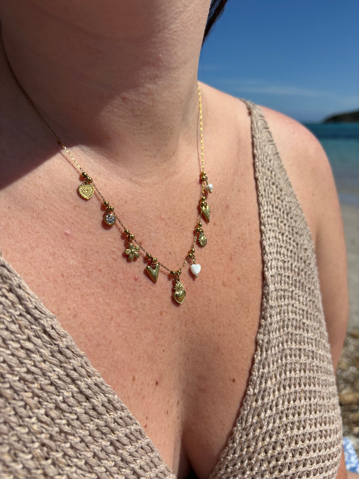 Collier charms VALENTINE