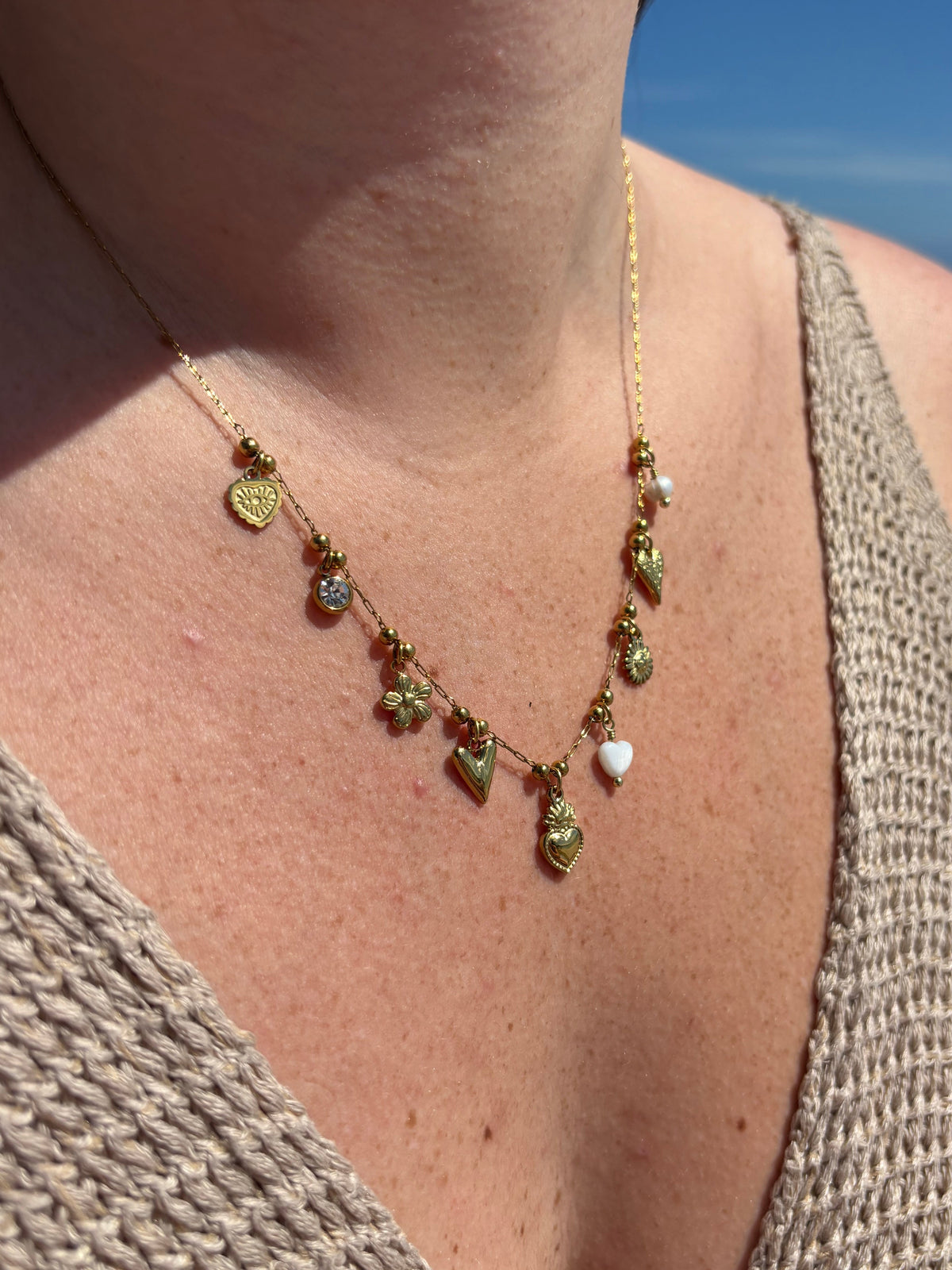 Collier charms VALENTINE