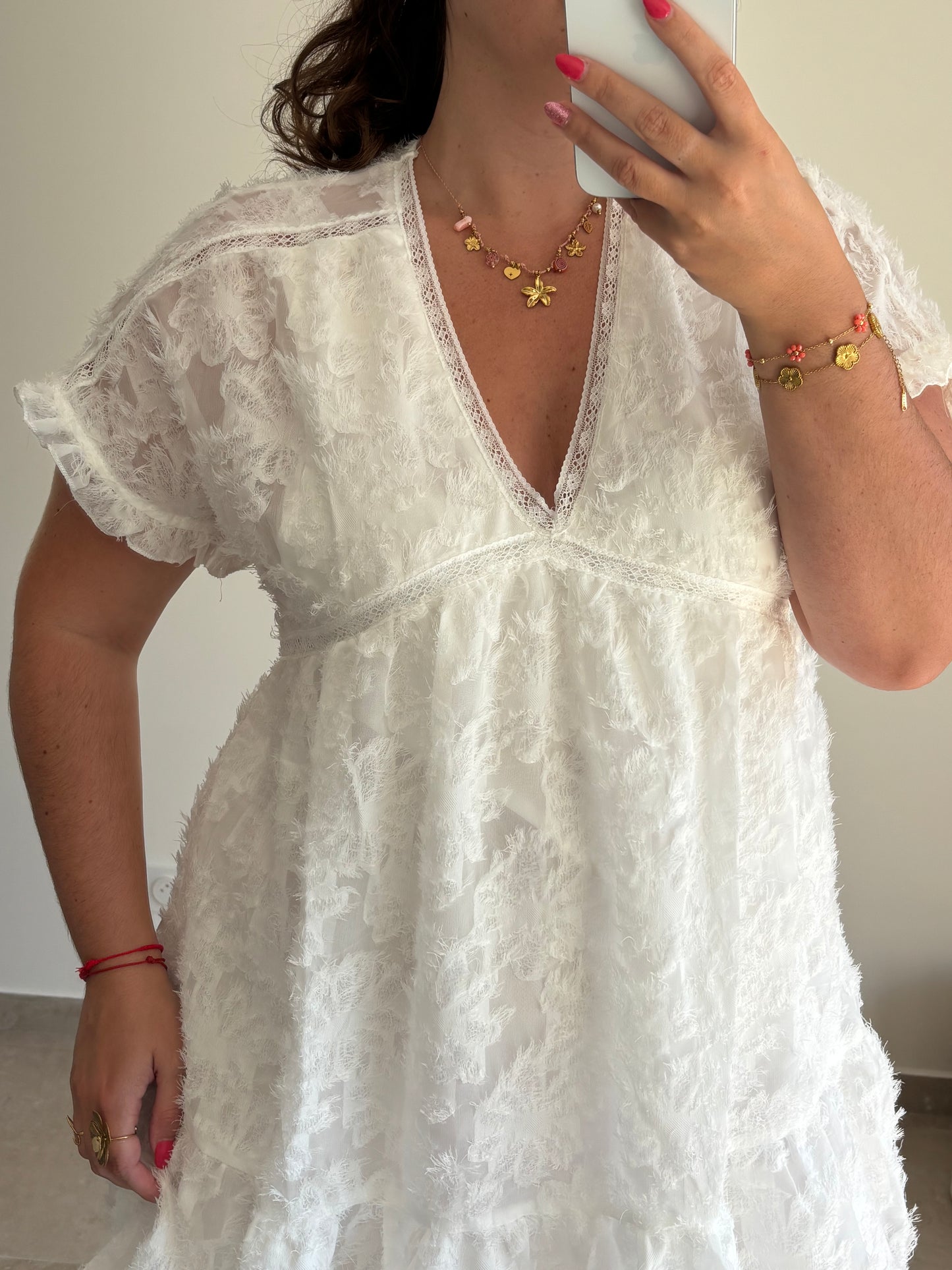 Robe blanche SANTORIN