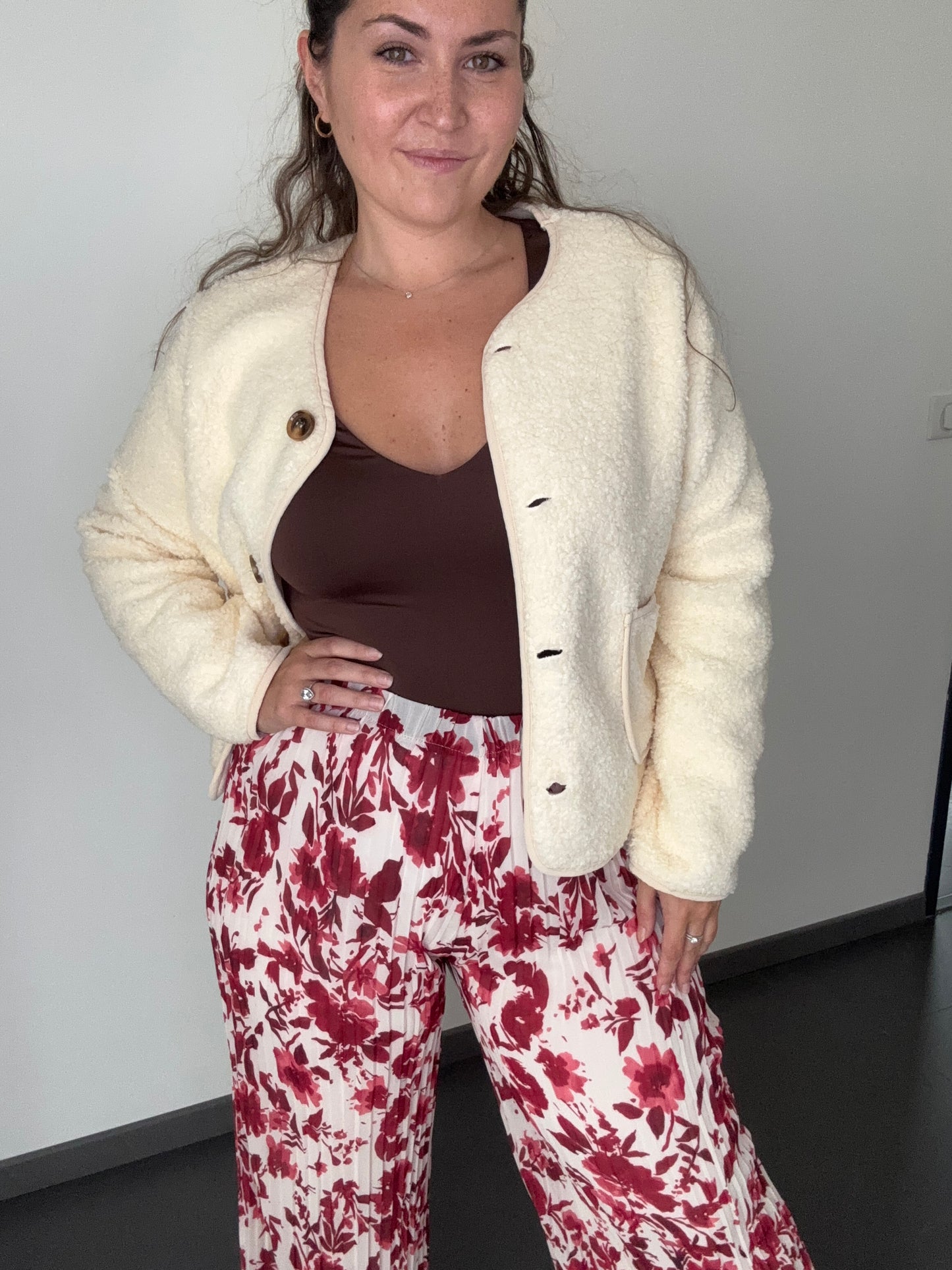 Pantalon large plissé EVA