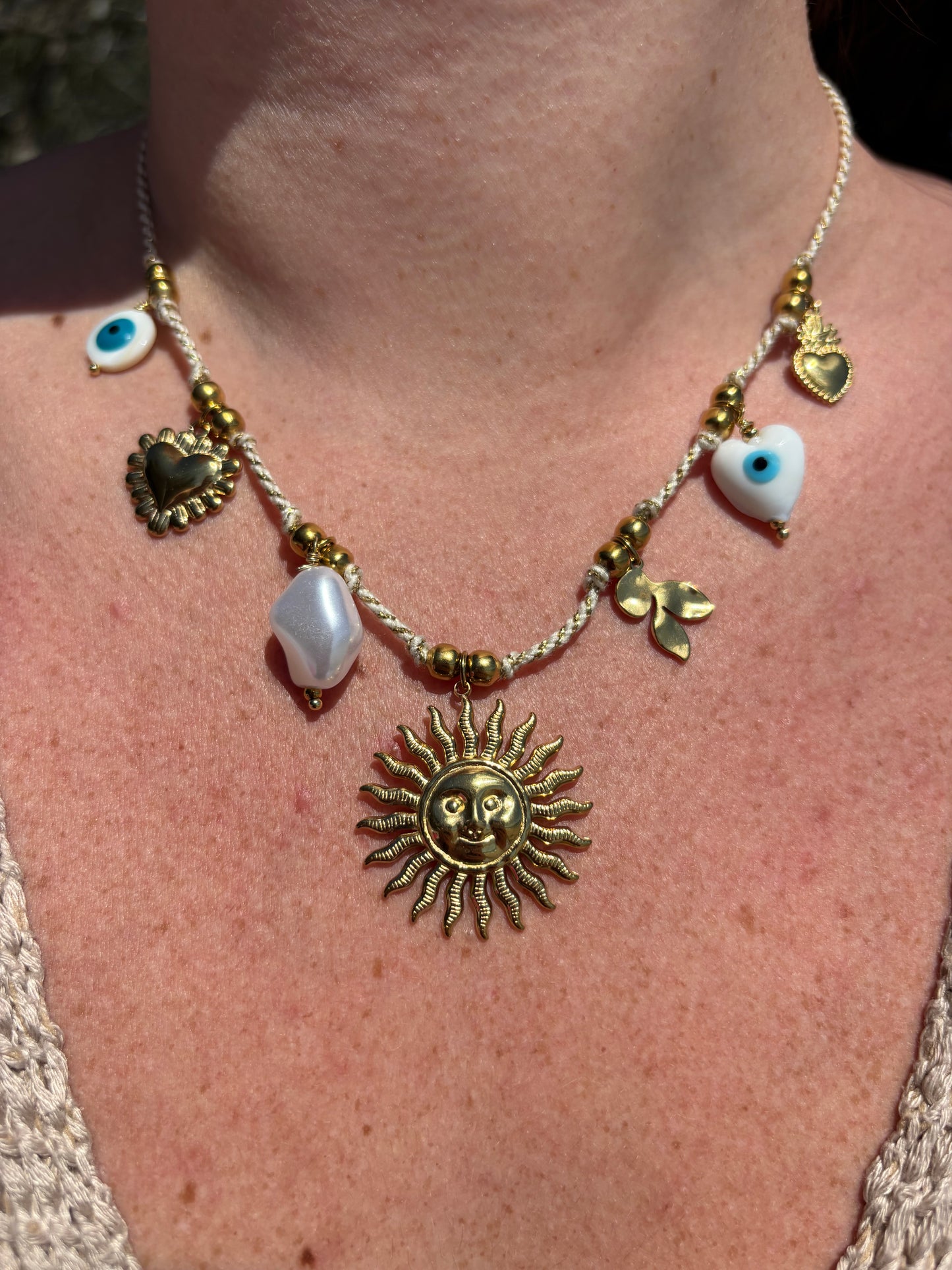 Collier charms SUN