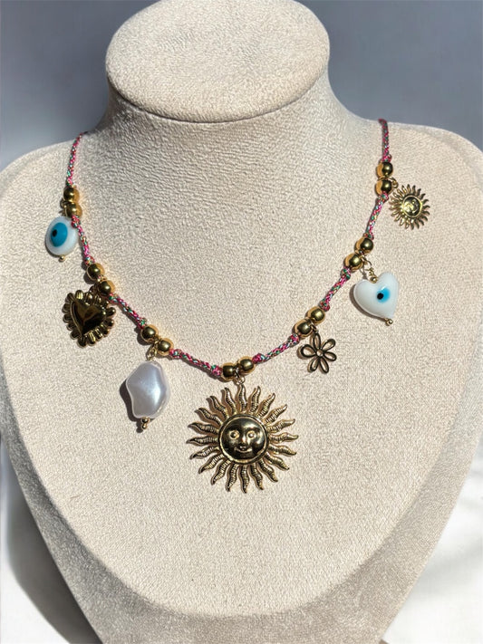 Collier charms SUN