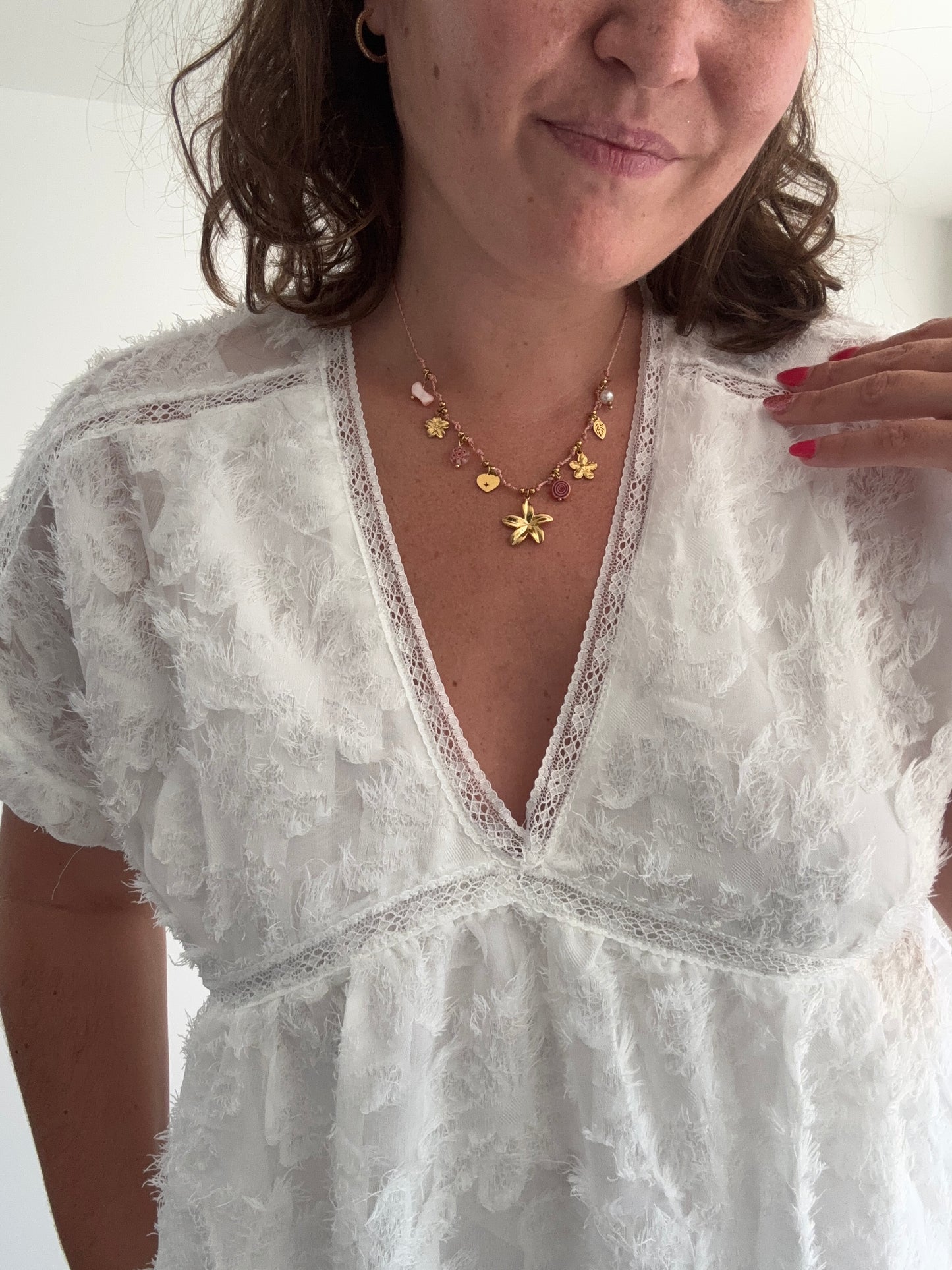 Robe blanche SANTORIN