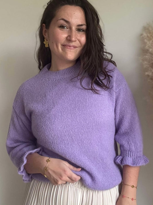 Pull manches 3/4 LILA