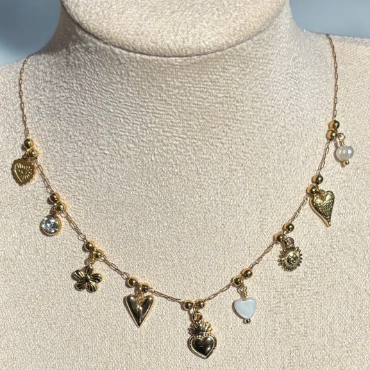 Collier charms VALENTINE