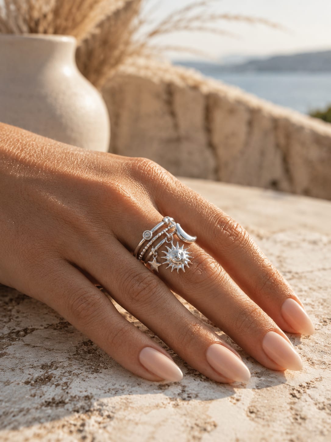 Bague argentée STELLINA