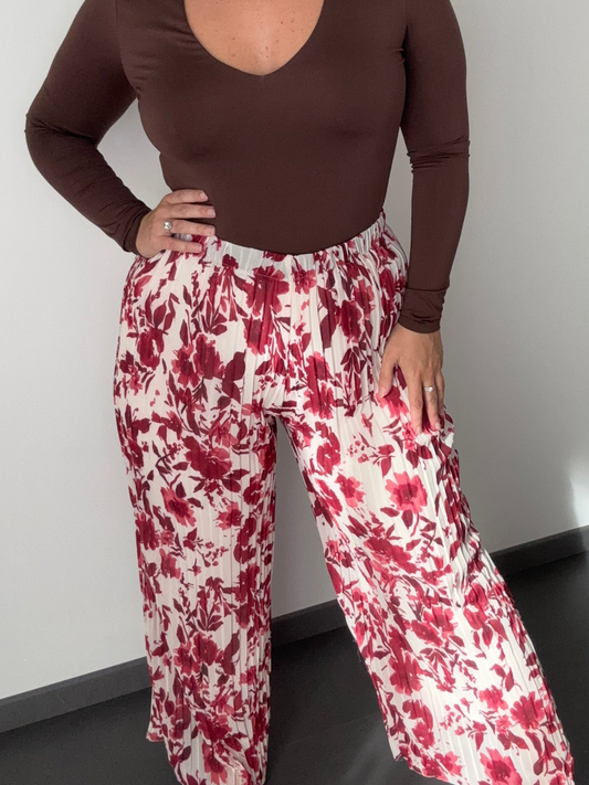 Pantalon large plissé EVA