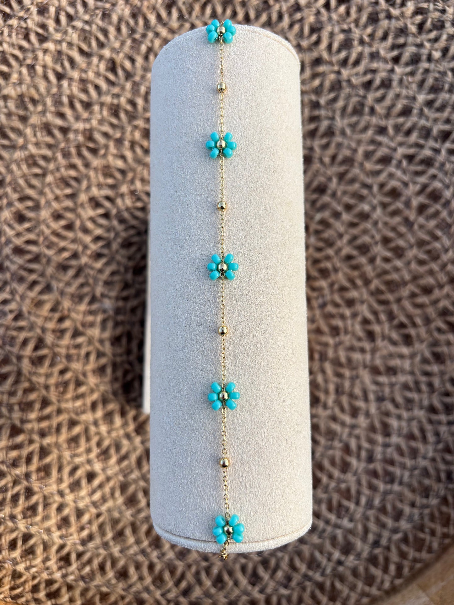 Bracelets fleurs multicolore