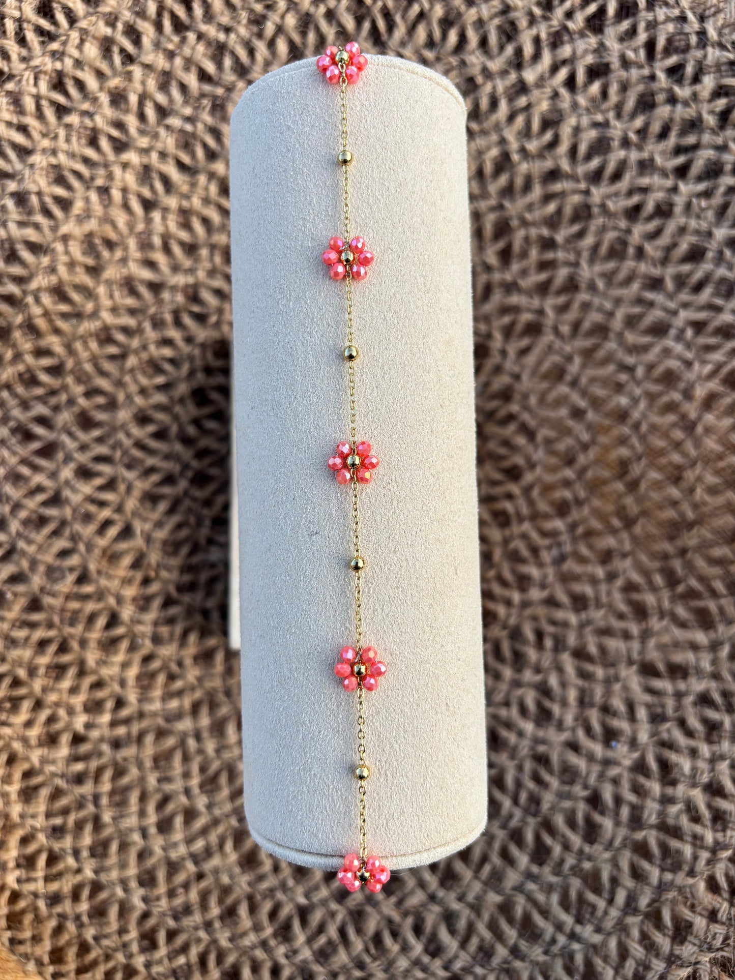 Bracelets fleurs multicolore