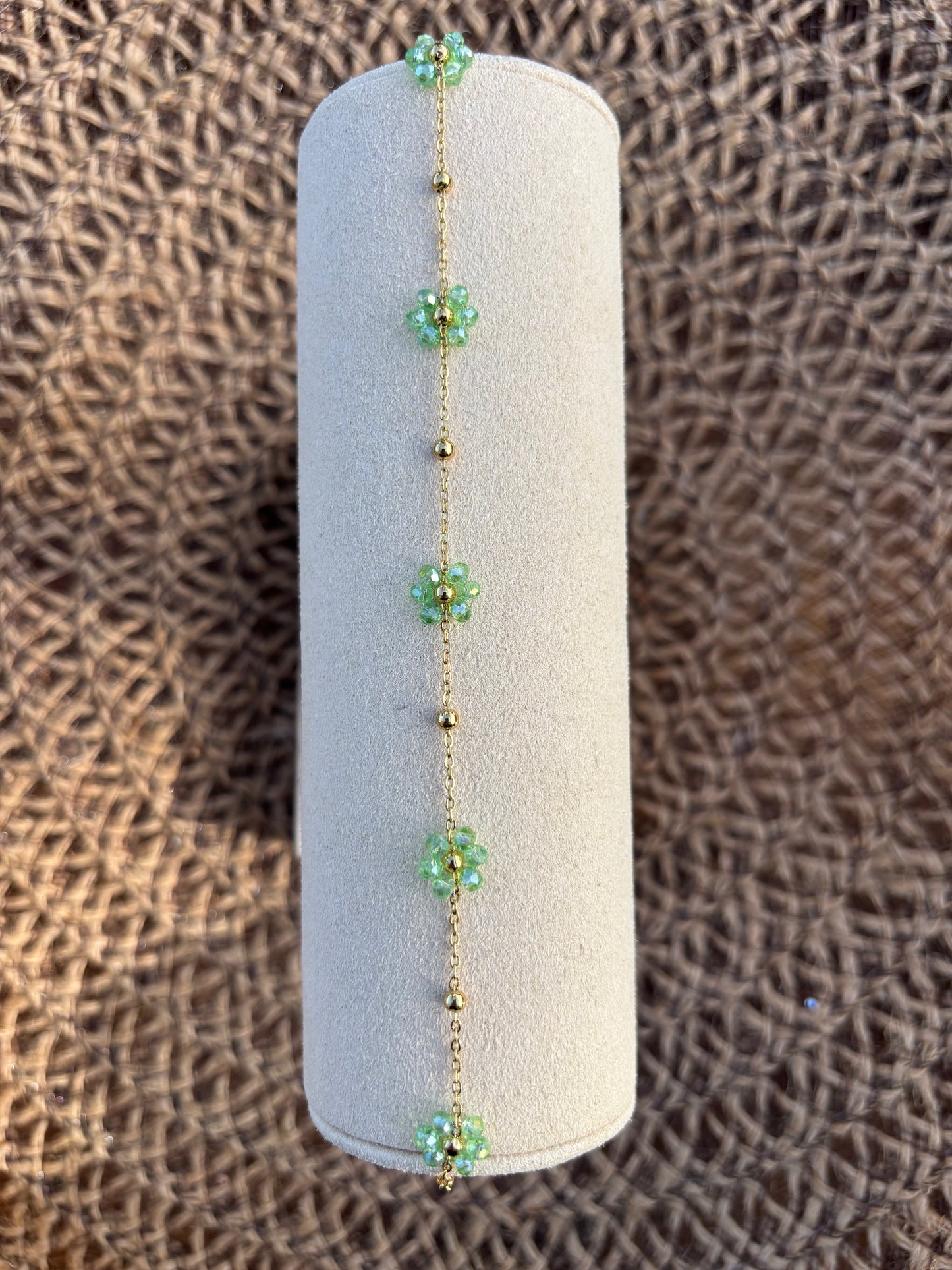 Bracelets fleurs multicolore