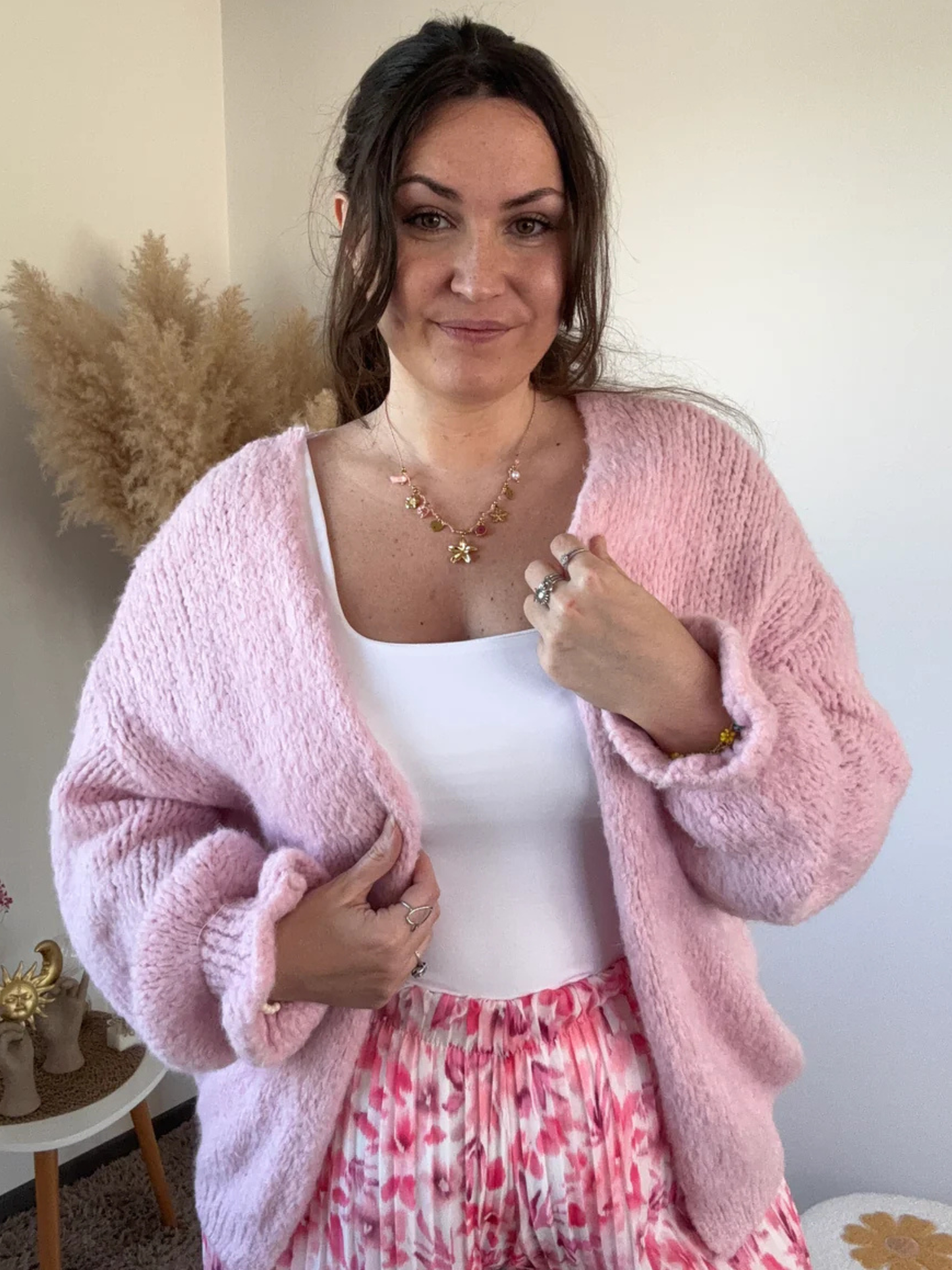 Gilet rose NUAGE (34-48) 🇮🇹